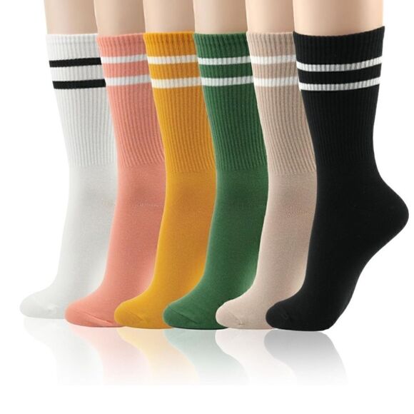 Color Stripe Sock Set - Picture 1 of 9